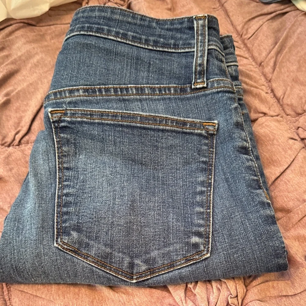 J. Crew Curvy Toothpick Skinny Jeans in Deep Blue- worn‎ a bunch but great-